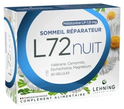 Laboratoarele Lehning L72 Noapte – Somn regenerator, 30 de capsule — preț și oferte