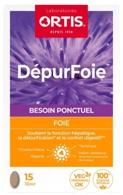 Ortis DépurFoie 15 comprimate