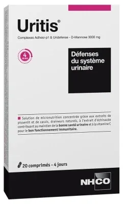 NHCO Uritis – Protecția sistemului urinar – 20 de comprimate — preț și oferte