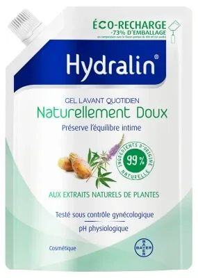 Hydralin Gel de curățare zilnic, natural și delicat, reîncărcabil ecologic, 400 ml