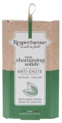 Șampon solid anti-cădere Respectueuse, 75 g