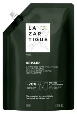 Lazartigue Repair Șampon de reparare intensă, reîncărcare ecologică, 500 ml — preț și oferte