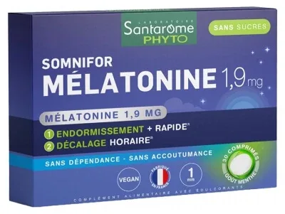 Santarome Somnifor Melatonină 1,9 mg 30 comprimate — preț și oferte