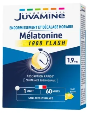 Juvamine Melatonină Flash 1,9 mg 60 comprimate