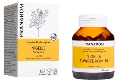 Pranarôm Capsule cu ulei vegetal de chimen negru, 60 de capsule — preț și oferte