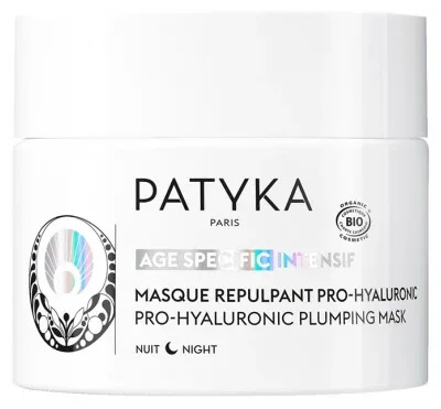 PATYKA Age Specific Mască intensivă de umplere cu pro-hialuronică pentru noapte, organică, 50 ml — preț și oferte