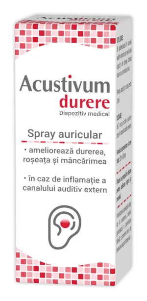 Spray auricular Acustivum durere, 20 ml, Zdrovit