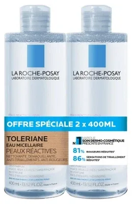 La Roche-Posay Tolériane Apă micelară Set de 2 x 400 ml — preț și oferte