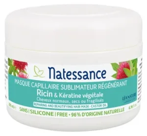 Natessance Mască de păr cu ulei de ricin 200 ml