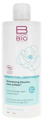 BcomBIO Șampon și gel de duș organic fără sulfați 500 ml