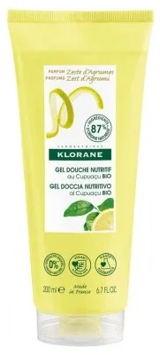 Klorane Gel de duș hrănitor cu cupuaçu organic și coajă de citrice, 200 ml — preț și oferte