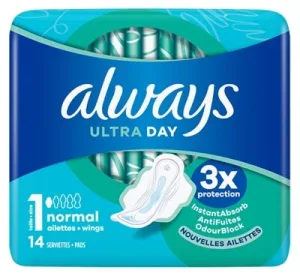 Always Ultra Ziua 14 Tampoane igienice Mărimea 1