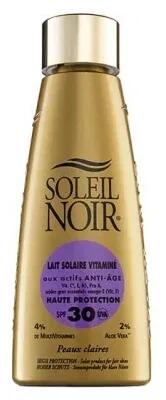 Soleil Noir Loțiune solară cu vitamine, protecție ridicată SPF30, 150 ml