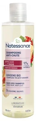 Natessance Șampon anti-cădere cu ginseng 250 ml