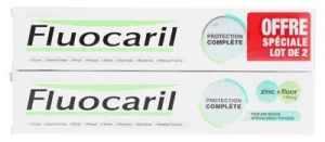 Fluocaril Pastă de dinți cu protecție completă, pachet de 2 x 75 ml