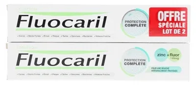 Fluocaril Pastă de dinți cu protecție completă, pachet de 2 x 75 ml — preț și oferte