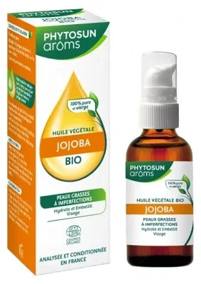 Phytosun Arôms Ulei vegetal de jojoba organic 50 ml — preț și oferte