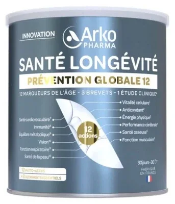 Arkopharma Sănătate, Longevitate, Prevenție globală 12 285 g — preț și oferte