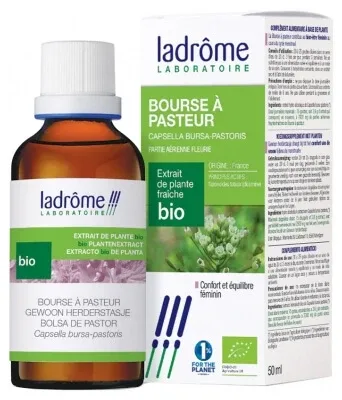 Ladrôme Extract din plantă proaspătă ecologică Bourse à Pasteur 50 ml — preț și oferte