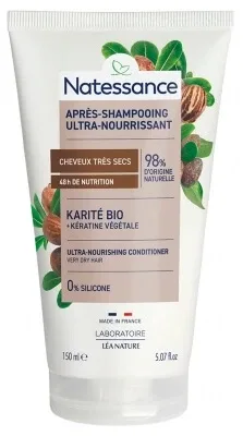 Natessance Balsam de păr ultra-hrănitor cu unt de shea și keratină vegetală 150 ml