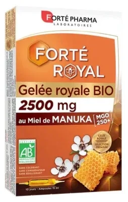 Forté Pharma Forté Royal Lăptișor de matcă 2500 mg organic 10 fiole — preț și oferte
