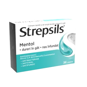 STREPSILS MENTOL X 36