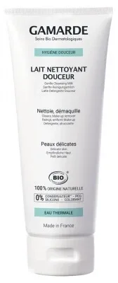 Gamarde Igienă și Delicatețe – Lapte demachiant delicat organic 200 ml — preț și oferte