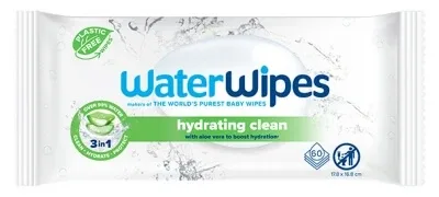 Waterwipes hidratante cu aloe vera, 60 de șervețele — preț și oferte