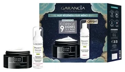 Garancia Meno-Expert „À la Belle Étoile” Cremă supremă de noapte 40 ml + Pschitt Magique „Nouvelle Peau” 30 ml cadou — preț și oferte