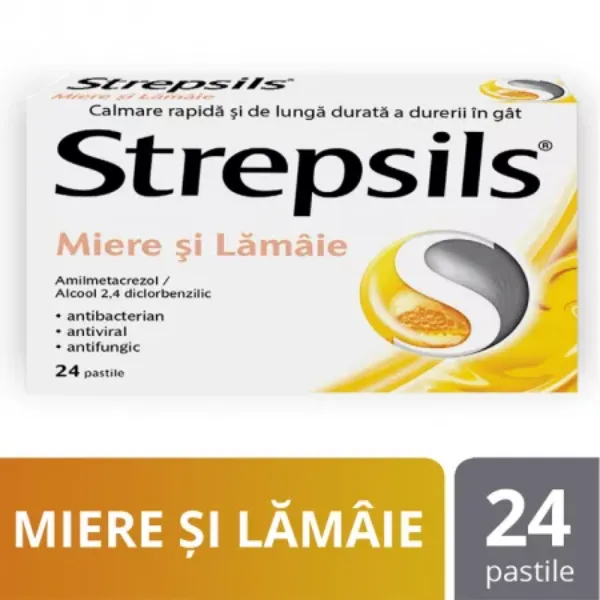 Strepsils Miere si Lamaie, Reckitt Benckiser | 24 pastile — preț și oferte