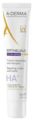 A-DERMA Epitheliale A.H Ultra Repair Cremă reparatoare anti-cicatrici SPF50+ 40 ml — preț și oferte