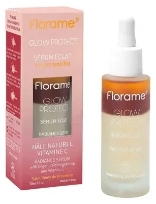 Florame Glow Protect Ser pentru strălucire cu rodie organică 30 ml — preț și oferte
