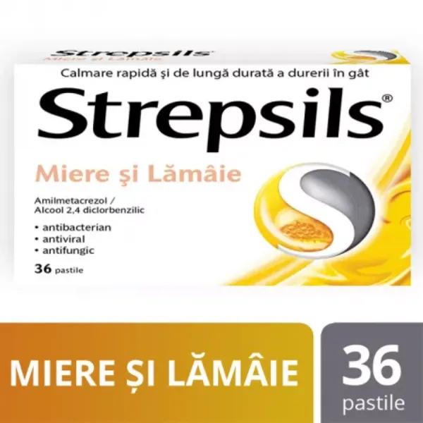 Strepsils Miere si Lamaie, Reckitt Benckiser | 36 pastile — preț și oferte