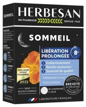 Herbesan Noctaphyt LP 8H Somn 30 de comprimate