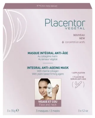 Placentor Végétal Mască integrală anti-îmbătrânire 3 x 35 g — preț și oferte
