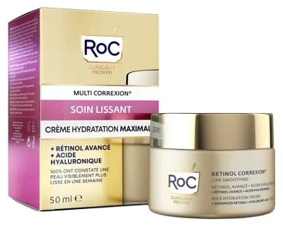 RoC Multi Correxion Cremă de netezire cu hidratare maximă 50 ml — preț și oferte