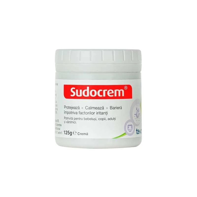 SUDOCREM 125G TEVA PHARMACEUTICALS — preț și oferte