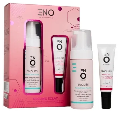 Codexial Enoliss Perfect Skin Foamer 150 ml + Perfect Skin 15 AHA Emulsie regenerantă de noapte cu micro-exfoliere 30 ml — preț și oferte