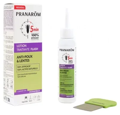 Pranarôm Aromapoux Loțiune de tratament rapid împotriva păduchilor și a ouălor de păduchi 100 ml — preț și oferte