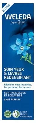 Weleda Cremă redensificatoare pentru ochi și buze cu gențiană albastră și floarea de munte 10 ml — preț și oferte