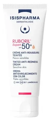 Isispharma Ruboril Expert Cremă anti-roșeață cu nuanță SPF50+ 40 ml — preț și oferte