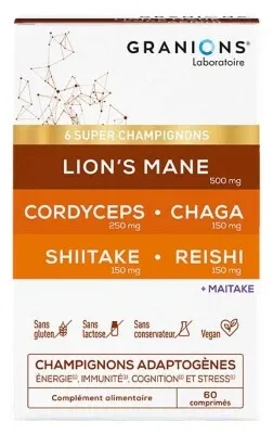 Granions 6 Super Champignons 60 de comprimate — preț și oferte