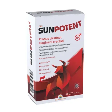 Sun Potent, Sun Wave Pharma | 30 capsule — preț și oferte