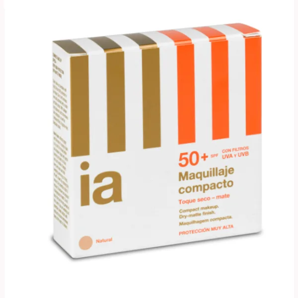 Pudra compacta cu protectie solara SPF50+, Interapothek | 15 g — preț și oferte