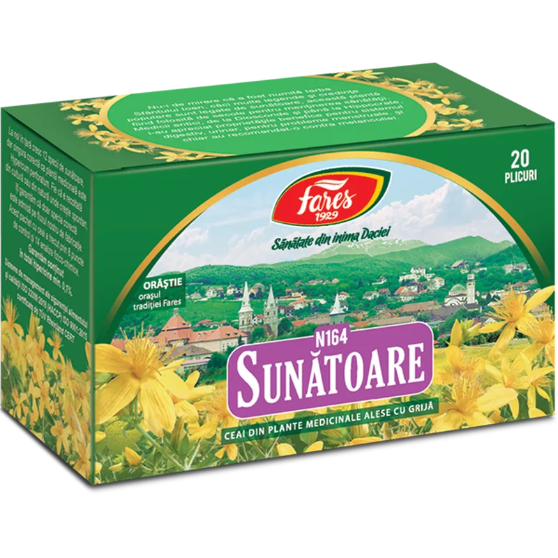 Sunatoare, N164, ceai la plic, Fares | 20 plicuri — preț și oferte