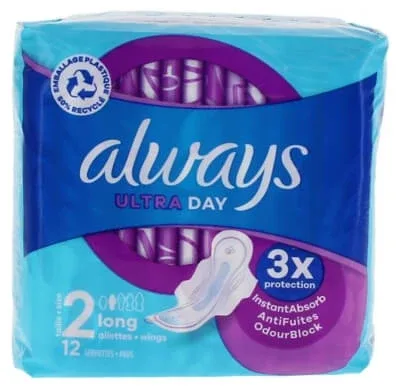 Always Ultra Ziua 12 Tampoane igienice Mărimea 2 — preț și oferte