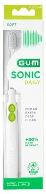 GUM Sonic Daily – Periuță de dinți moale