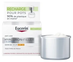 Eucerin Hyaluron-Filler + 3x Effect Cremă de zi SPF30 Rezerve 50 ml
