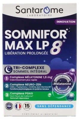 Santarome Somniflor Max LP 8H 15 comprimate
