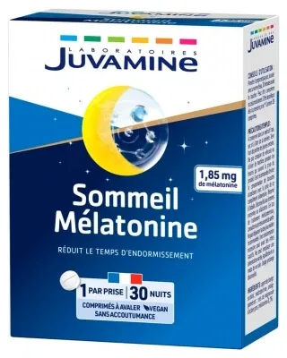Juvamine Sommeil Melatonină 30 de comprimate — preț și oferte